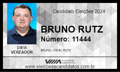 Candidato BRUNO RUTZ 2024 - PELOTAS - Eleições