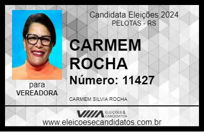 Candidato CARMEM ROCHA 2024 - PELOTAS - Eleições