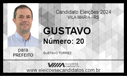 Candidato GUSTAVO  2024 - VILA MARIA - Eleições