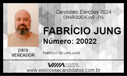 Candidato FABRÍCIO JUNG 2024 - CHARQUEADAS - Eleições