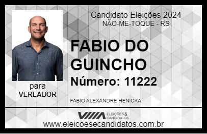 Candidato FABIO DO GUINCHO 2024 - NÃO-ME-TOQUE - Eleições