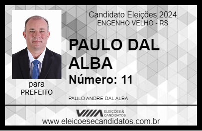 Candidato PAULO DAL ALBA 2024 - ENGENHO VELHO - Eleições