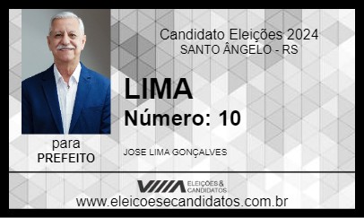 Candidato LIMA 2024 - SANTO ÂNGELO - Eleições