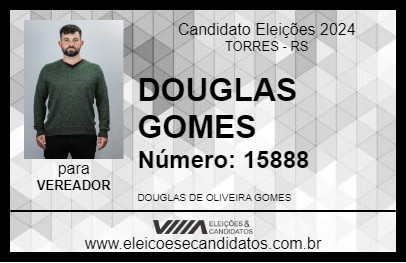 Candidato DOUGLAS GOMES 2024 - TORRES - Eleições