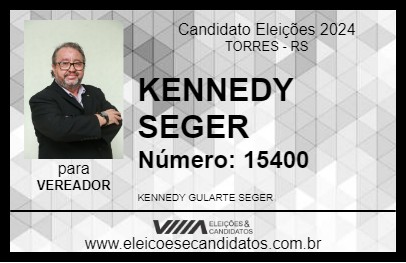 Candidato KENNEDY SEGER 2024 - TORRES - Eleições