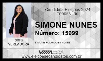 Candidato SIMONE NUNES 2024 - TORRES - Eleições