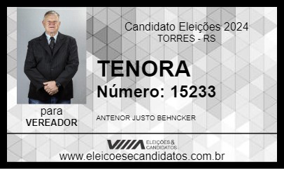 Candidato TENORA 2024 - TORRES - Eleições