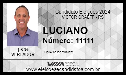 Candidato LUCIANO 2024 - VICTOR GRAEFF - Eleições