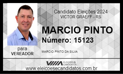 Candidato MARCIO PINTO 2024 - VICTOR GRAEFF - Eleições