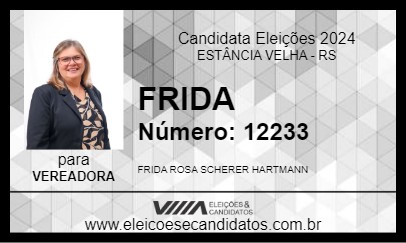 Candidato FRIDA 2024 - ESTÂNCIA VELHA - Eleições