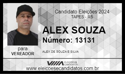 Candidato ALEX SOUZA 2024 - TAPES - Eleições