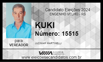 Candidato KUKI 2024 - ENGENHO VELHO - Eleições