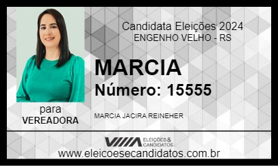 Candidato MARCIA 2024 - ENGENHO VELHO - Eleições