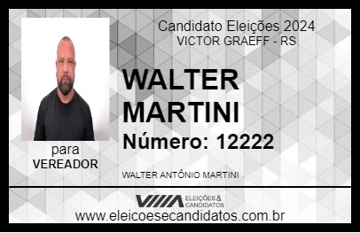 Candidato WALTER MARTINI 2024 - VICTOR GRAEFF - Eleições