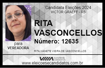 Candidato RITA VASCONCELLOS 2024 - VICTOR GRAEFF - Eleições