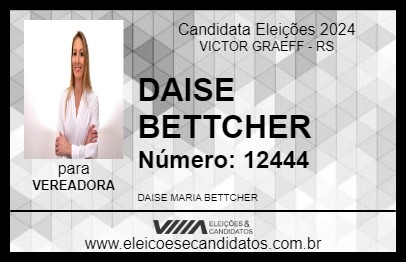 Candidato DAISE BETTCHER 2024 - VICTOR GRAEFF - Eleições