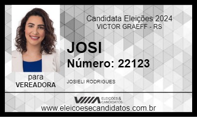 Candidato JOSI 2024 - VICTOR GRAEFF - Eleições