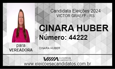 Candidato CINARA HUBER 2024 - VICTOR GRAEFF - Eleições