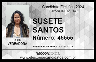 Candidato SUSETE SANTOS 2024 - TUPANCIRETÃ - Eleições