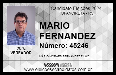 Candidato MARIO FERNANDEZ 2024 - TUPANCIRETÃ - Eleições