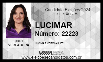 Candidato LUCIMAR 2024 - SERTÃO - Eleições