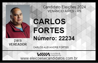 Candidato CARLOS FORTES 2024 - VENÂNCIO AIRES - Eleições