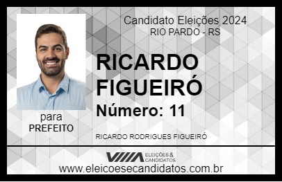 Candidato RICARDO FIGUEIRÓ 2024 - RIO PARDO - Eleições