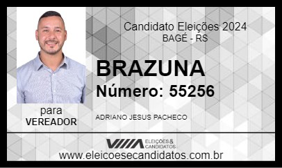 Candidato BRAZUNA 2024 - BAGÉ - Eleições