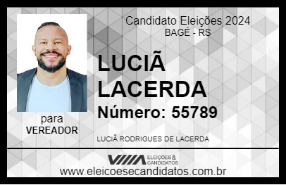 Candidato LUCIÃ LACERDA 2024 - BAGÉ - Eleições