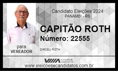 Candidato CAPITÃO ROTH 2024 - PANAMBI - Eleições