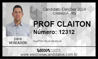 Candidato PROF CLAITON 2024 - CAMAQUÃ - Eleições