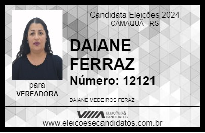 Candidato DAIANE FERRAZ 2024 - CAMAQUÃ - Eleições