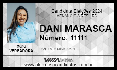 Candidato DANI MARASCA 2024 - VENÂNCIO AIRES - Eleições