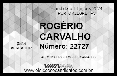 Candidato ROGÉRIO CARVALHO 2024 - PORTO ALEGRE - Eleições