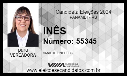 Candidato INÊS 2024 - PANAMBI - Eleições