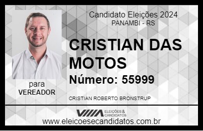 Candidato CRISTIAN DAS MOTOS 2024 - PANAMBI - Eleições