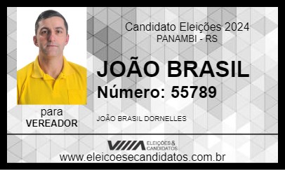 Candidato JOÃO BRASIL 2024 - PANAMBI - Eleições