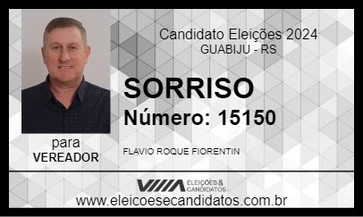 Candidato SORRISO 2024 - GUABIJU - Eleições