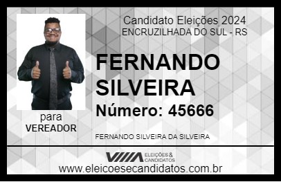 Candidato FERNANDO SILVEIRA 2024 - ENCRUZILHADA DO SUL - Eleições