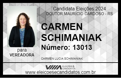 Candidato CARMEN SCHIMANIAK 2024 - DOUTOR MAURÍCIO CARDOSO - Eleições