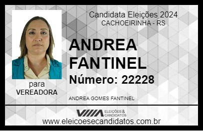 Candidato ANDREA FANTINEL 2024 - CACHOEIRINHA - Eleições