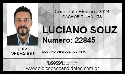 Candidato LUCIANO SOUZ 2024 - CACHOEIRINHA - Eleições