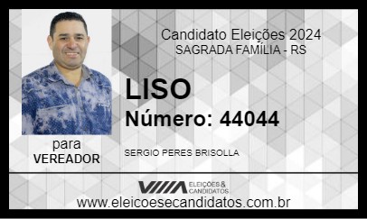 Candidato LISO 2024 - SAGRADA FAMÍLIA - Eleições