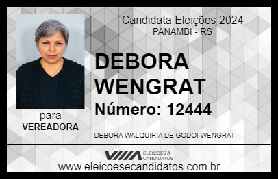 Candidato DEBORA WENGRAT 2024 - PANAMBI - Eleições