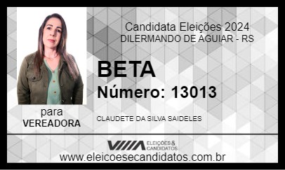 Candidato BETA 2024 - DILERMANDO DE AGUIAR - Eleições