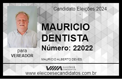 Candidato MAURICIO DENTISTA 2024 - BOM RETIRO DO SUL - Eleições