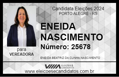 Candidato ENEIDA NASCIMENTO 2024 - PORTO ALEGRE - Eleições