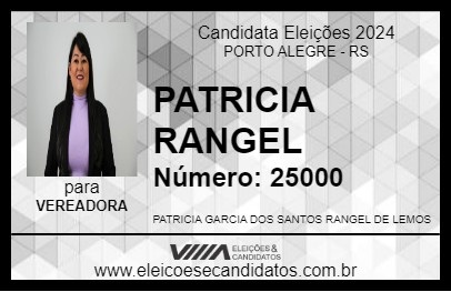 Candidato PATRICIA RANGEL 2024 - PORTO ALEGRE - Eleições