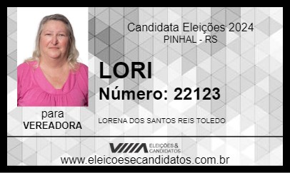 Candidato LORI 2024 - PINHAL - Eleições