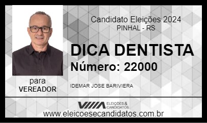 Candidato DICA DENTISTA 2024 - PINHAL - Eleições